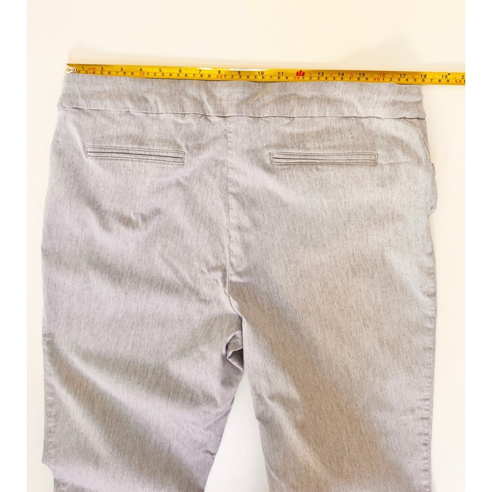Hilary Radley Womens Gray Pull On Cropped Stretch Dress Ankle Pants  Size XXL - Picture 9 of 10